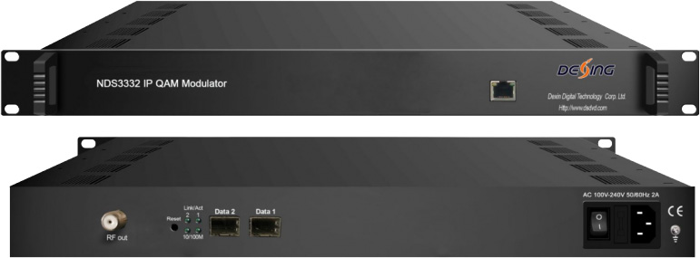 Внешний вид NDS3332 IP to QAM DEXING NDS3332 Dexing